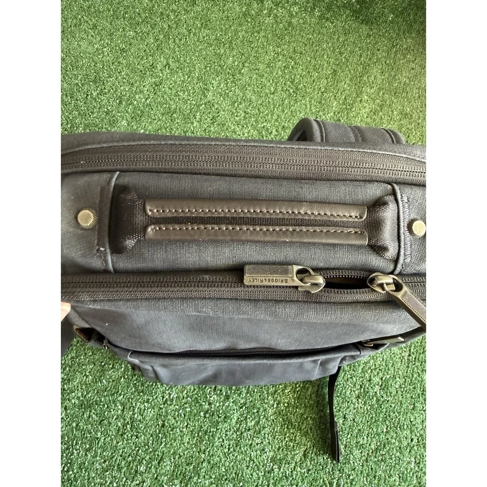 Briggs & Riley Kinzie Street Medium Backpack, Navy Blue/Grey W/RFID shield